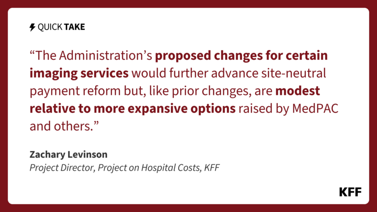 The Trump Administration Continues to Advance Incremental Site-Neutral Payment Reforms